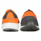 Mens Orange and Grey without lace running shoes 